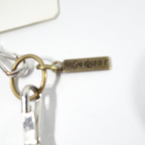 Yves Saint Laurent YSL Silver Mesh Bracelet NWT 495 - Picture 3 of 7